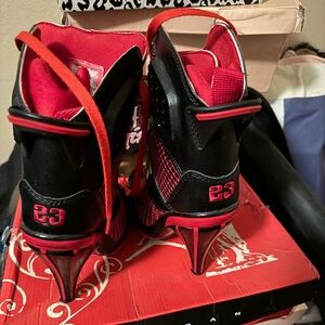 Red and Black Nike Jordan Heels size 8